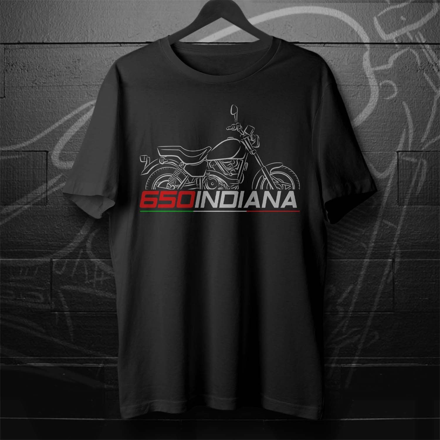 Ducati 650 Indiana Inspired T-Shirt - Motorcycle Tee Shirt for Riders