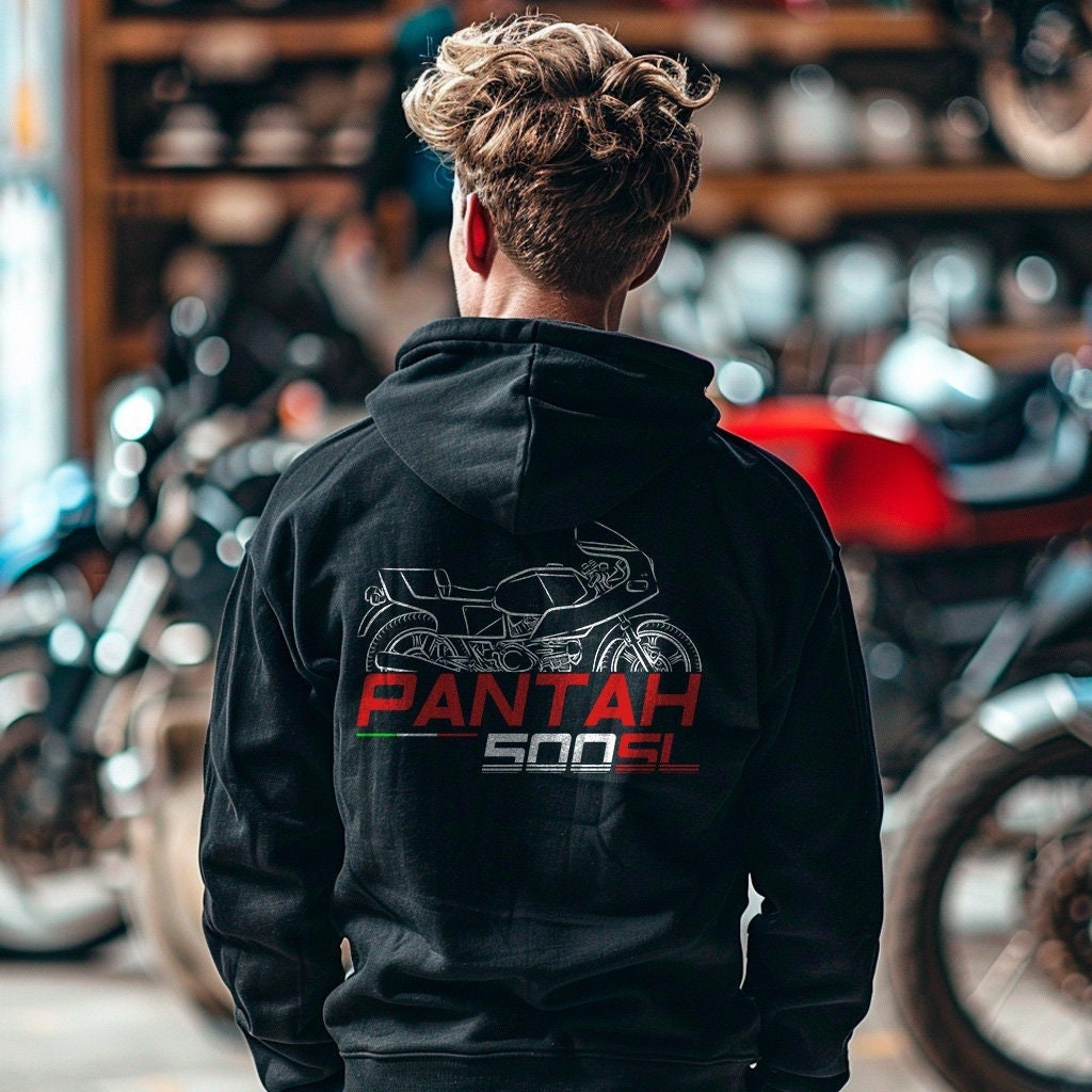 Ducati 500 SL Pantah Inspired Hoodie - Motorcycle Sweatshirt for Riders