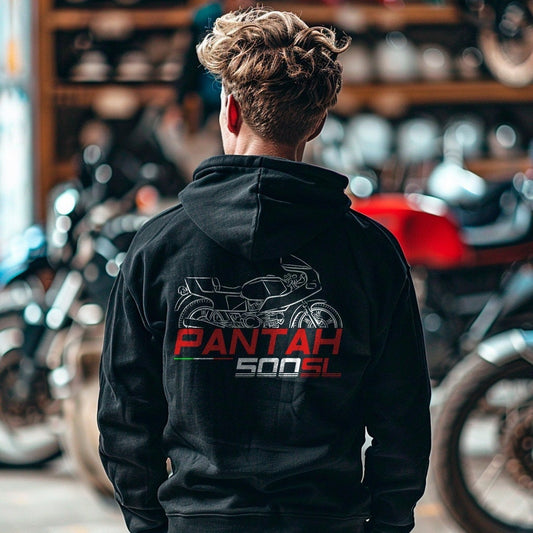 Ducati 500 SL Pantah Inspired Hoodie - Motorcycle Sweatshirt for Riders