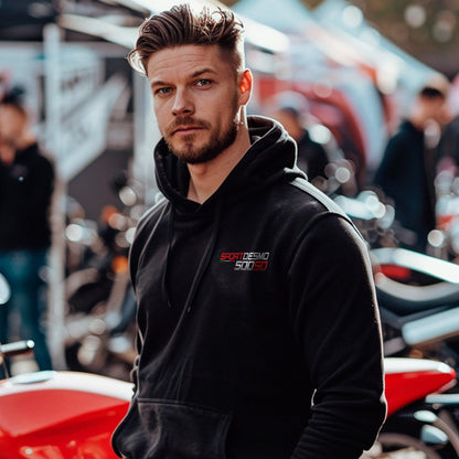 Ducati 500SD Sport Desmo Inspired Hoodie - Motorcycle Sweatshirt for Riders