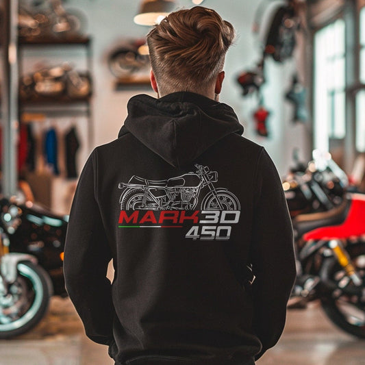 Ducati 450 Mark 3D Inspired Hoodie - Motorcycle Sweatshirt for Riders