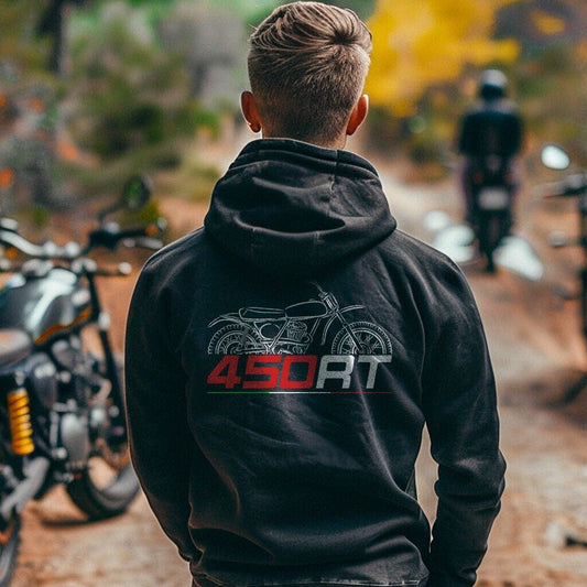 Ducati 450 R/T 1971 Inspired Hoodie - Motorcycle Sweatshirt for Riders
