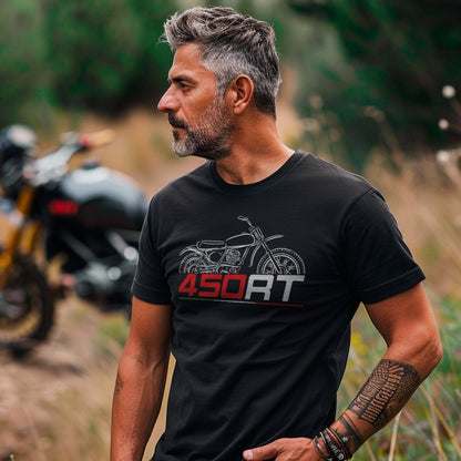 Ducati 450 R/T 1971 Inspired T-Shirt - Motorcycle Tee Shirt for Riders