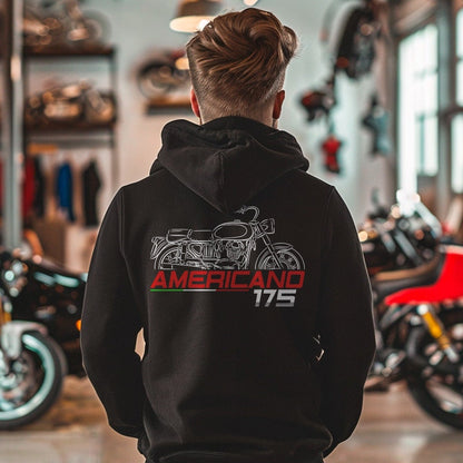 Ducati 175 Americano Hoodie - Motorcycle Sweatshirt for Riders