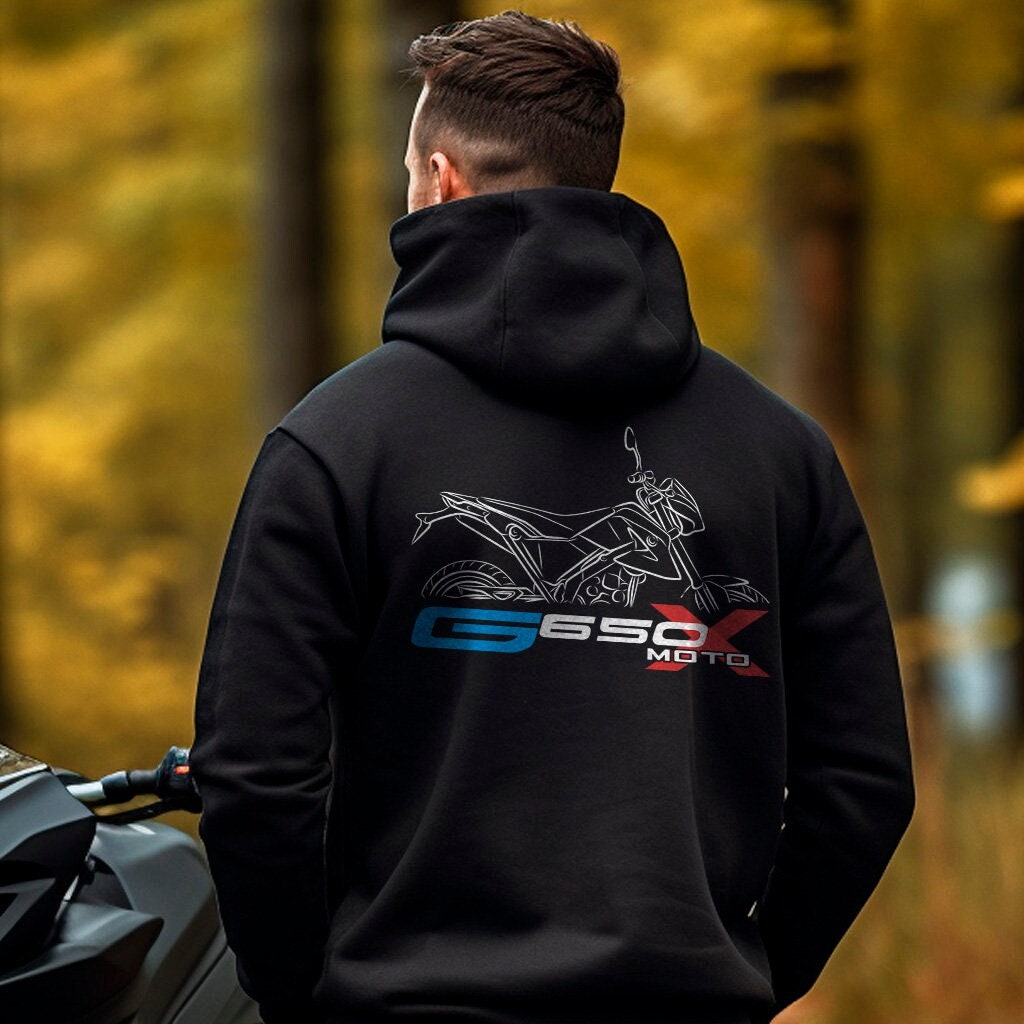 BMW G650 Xmoto Hoodie - Motorcycle Sweatshirt for Motorrad Riders