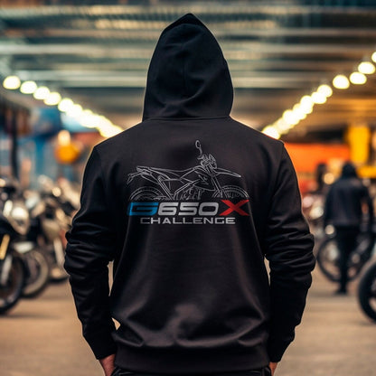 BMW G650 Xchallenge Hoodie - Motorcycle Sweatshirt for Motorrad Riders