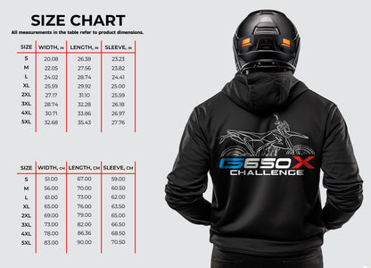 BMW G650 Xchallenge Hoodie - Motorcycle Sweatshirt for Motorrad Riders