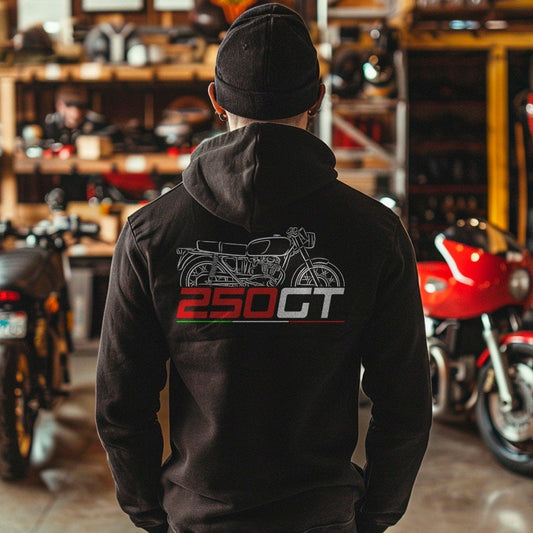 Ducati 250 GT Hoodie - Motorcycle Sweatshirt for Riders