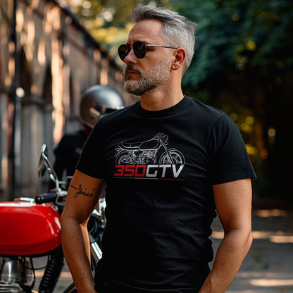 Ducati 350 GTV Inspired T-Shirt - Motorcycle Tee Shirt for Riders