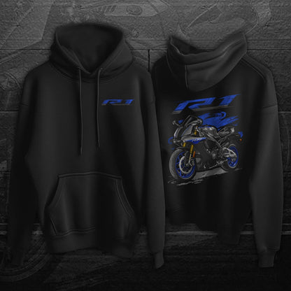 Yamaha YZF-R1M & R1S Inspired Hoodie - Motorcycle Sweatshirt