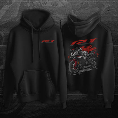 Yamaha YZF-R1M & R1S Inspired Hoodie - Motorcycle Sweatshirt