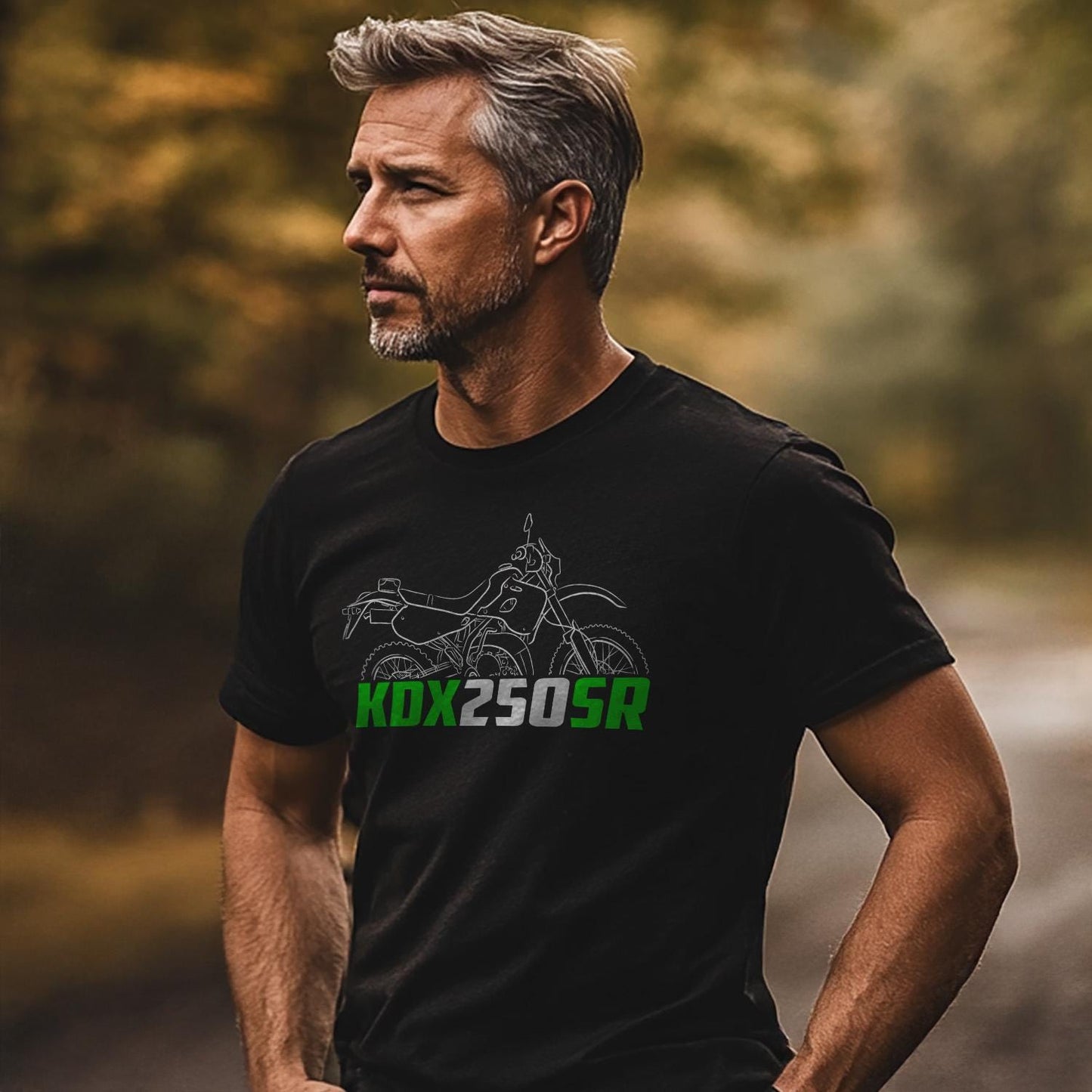 Kawasaki KDX250SR Inspired T-Shirt - Motorcycle Tee Shirt for Riders