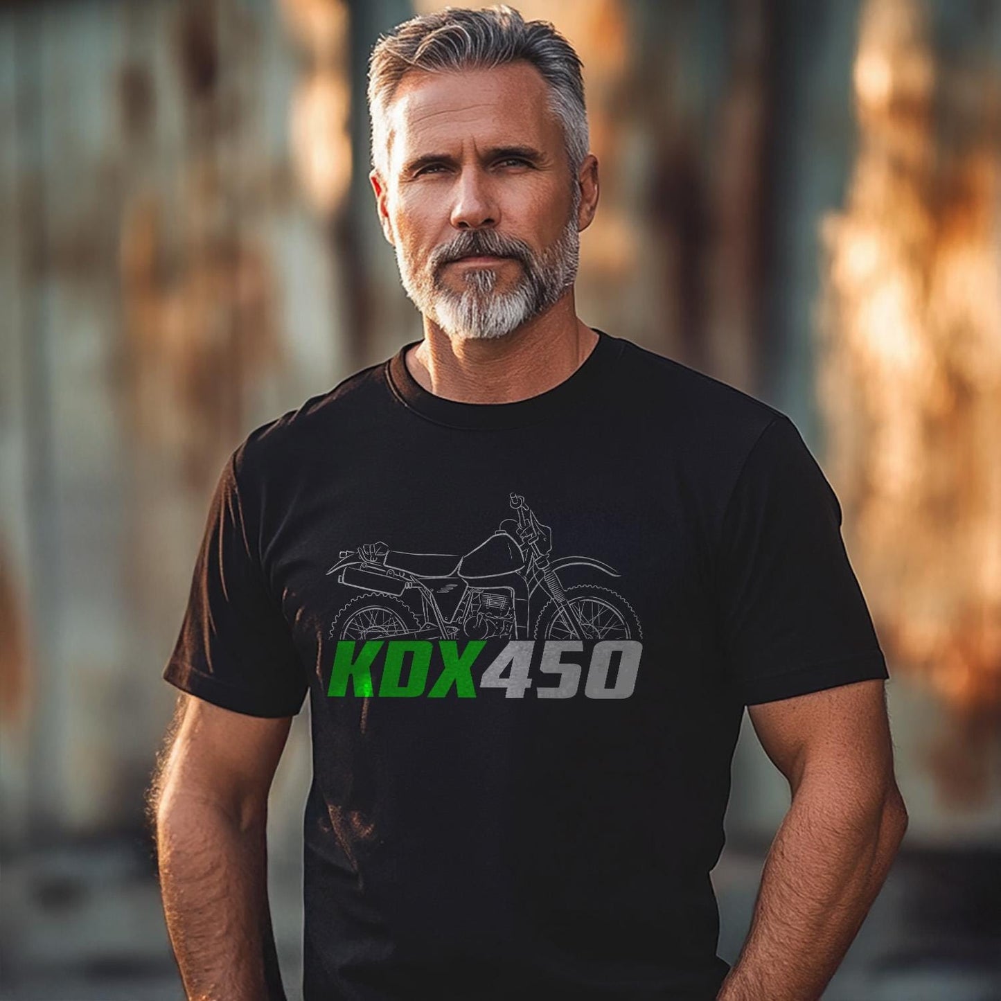 Kawasaki KDX 450 1982 Inspired T-Shirt - Motorcycle Tee Shirt for Riders