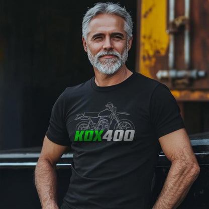 Kawasaki KDX 400 Inspired T-Shirt - Motorcycle Tee Shirt for Riders
