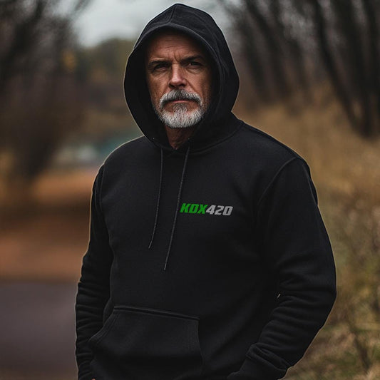 Kawasaki KDX 420 1981 Inspired Hoodie - Motorcycle Sweatshirt for Riders