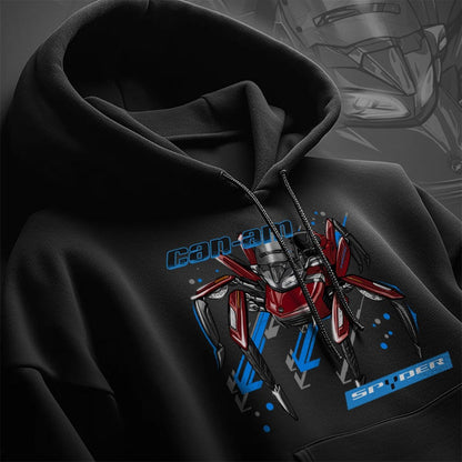 Can-Am Spyder F3 2015-18 Hoodie - Motorcycle Sweatshirt for Riders