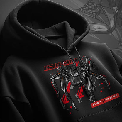 Can-Am Spyder F3 2015-18 Hoodie - Motorcycle Sweatshirt for Riders