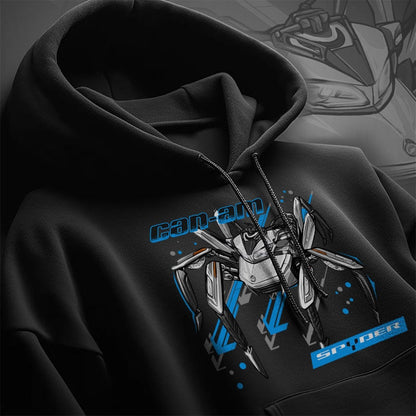 Can-Am Spyder F3 2015-18 Hoodie - Motorcycle Sweatshirt for Riders