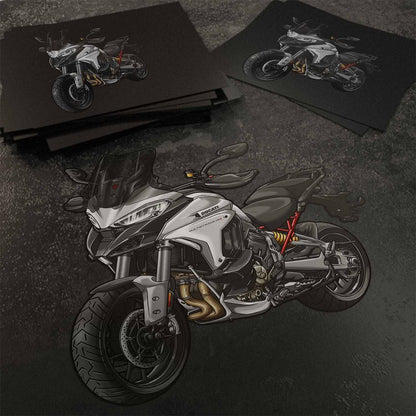 Ducati Multistrada V4S Stickers - Set of 3 Motorcycle Decals for ADV Riders