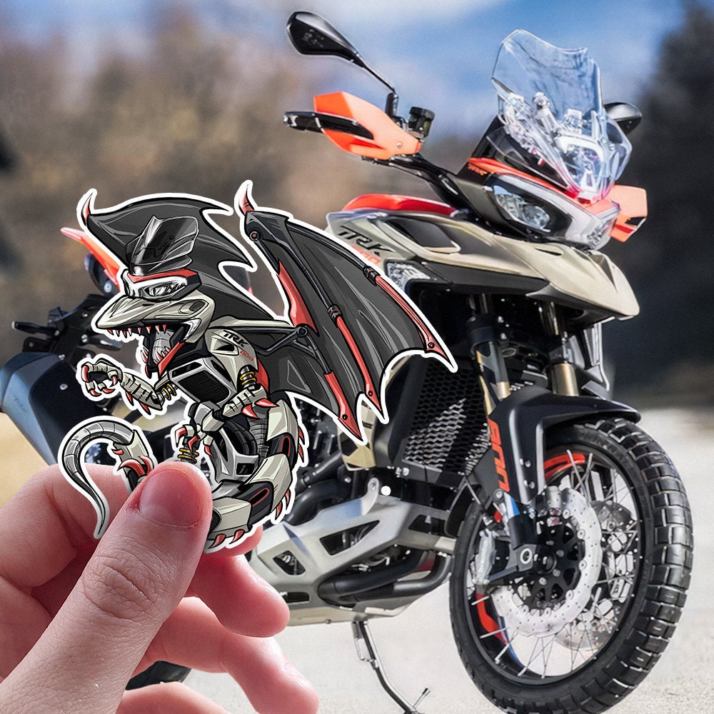 Benelli TRK 800 Stickers - Set of 3 Motorcycle Decals for Riders