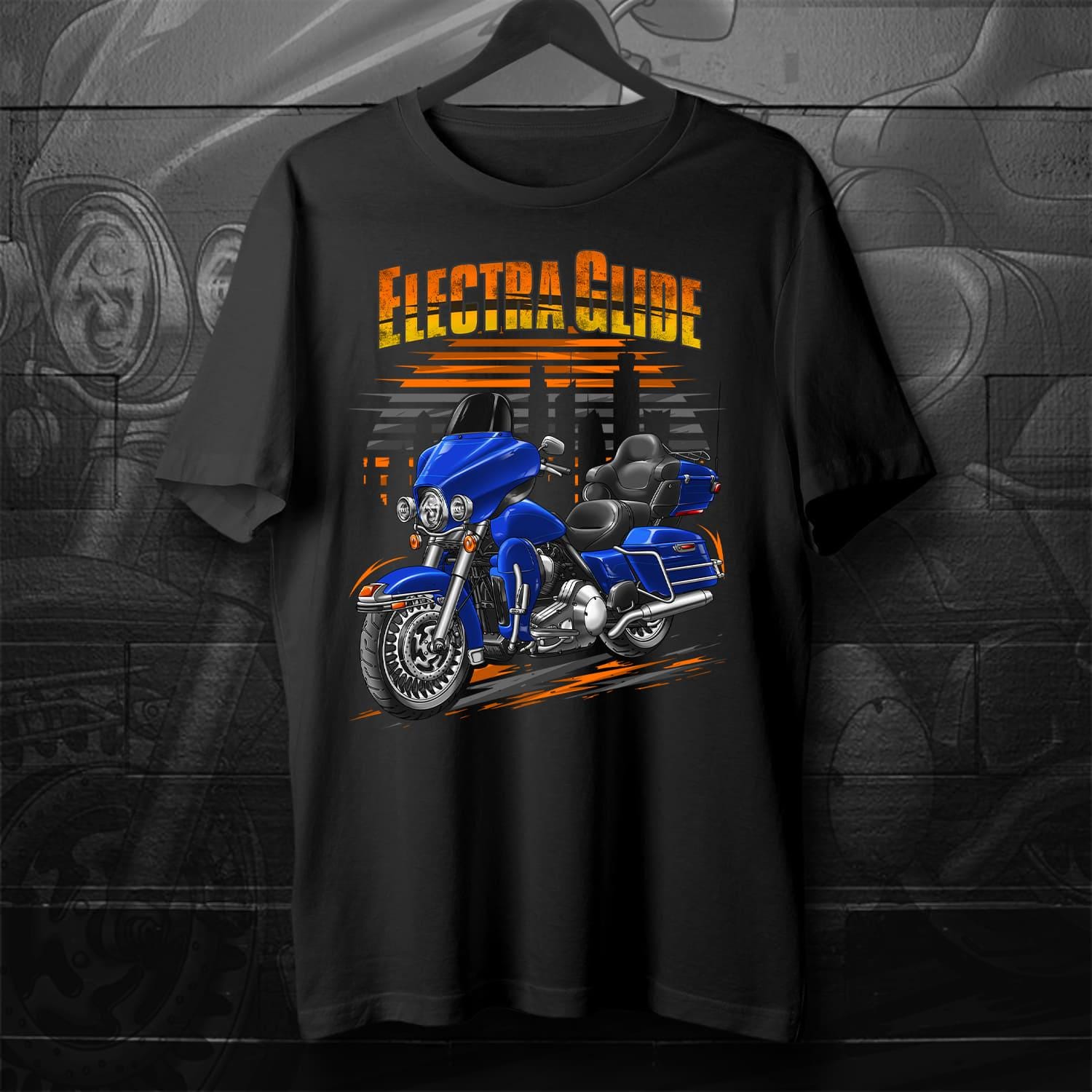 Harley Electra Glide Ultra Classic FLHTCU & FLHTCUI 2009-10 Inspired T-Shirt - Biker Motorcycle Tee Shirt