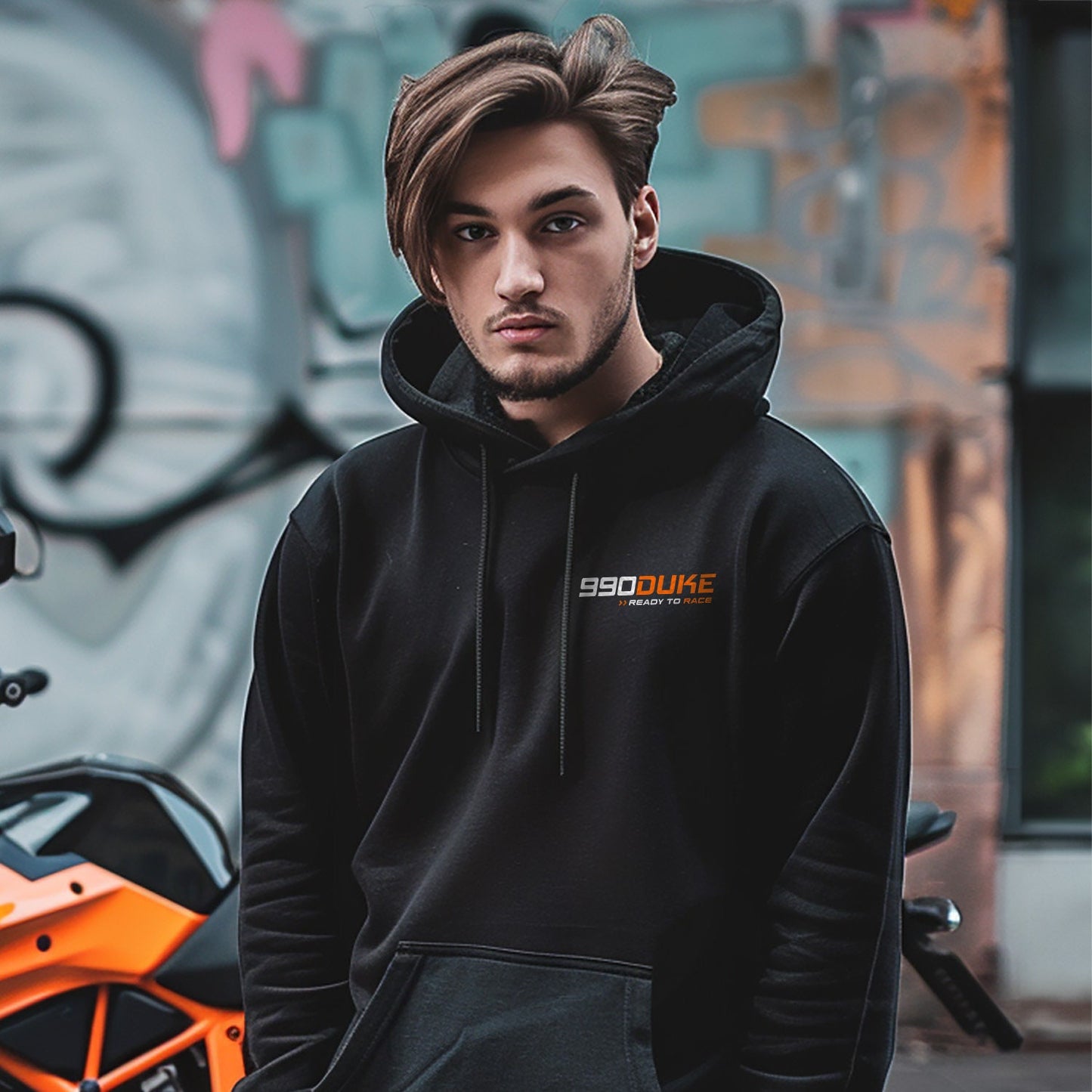 KTM 990 Duke 2024 Hoodie - Motorcycle Sweatshirt for Riders