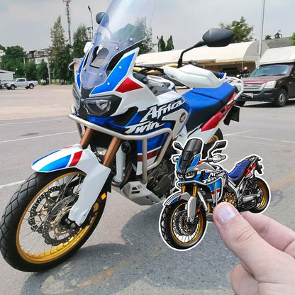 Honda CRF1000L2 Africa Twin ADV Sports 2018-19 Inspired Stickers - Set of 3 Motorcycle Decals