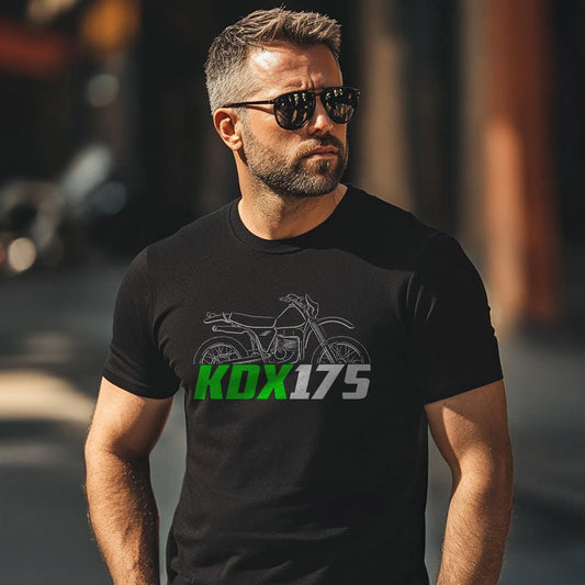 Kawasaki KDX 175 Inspired T-Shirt - Motorcycle Tee Shirt for Riders