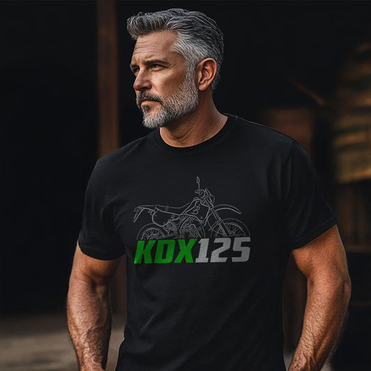 Kawasaki KDX 125 Inspired T-Shirt - Motorcycle Tee Shirt for Riders