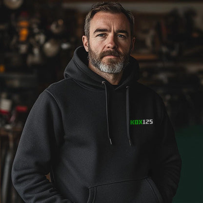 Kawasaki KDX 125 Inspired Hoodie - Motorcycle Sweatshirt for Riders