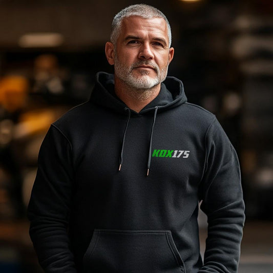 Kawasaki KDX 175 Inspired Hoodie - Motorcycle Sweatshirt for Riders