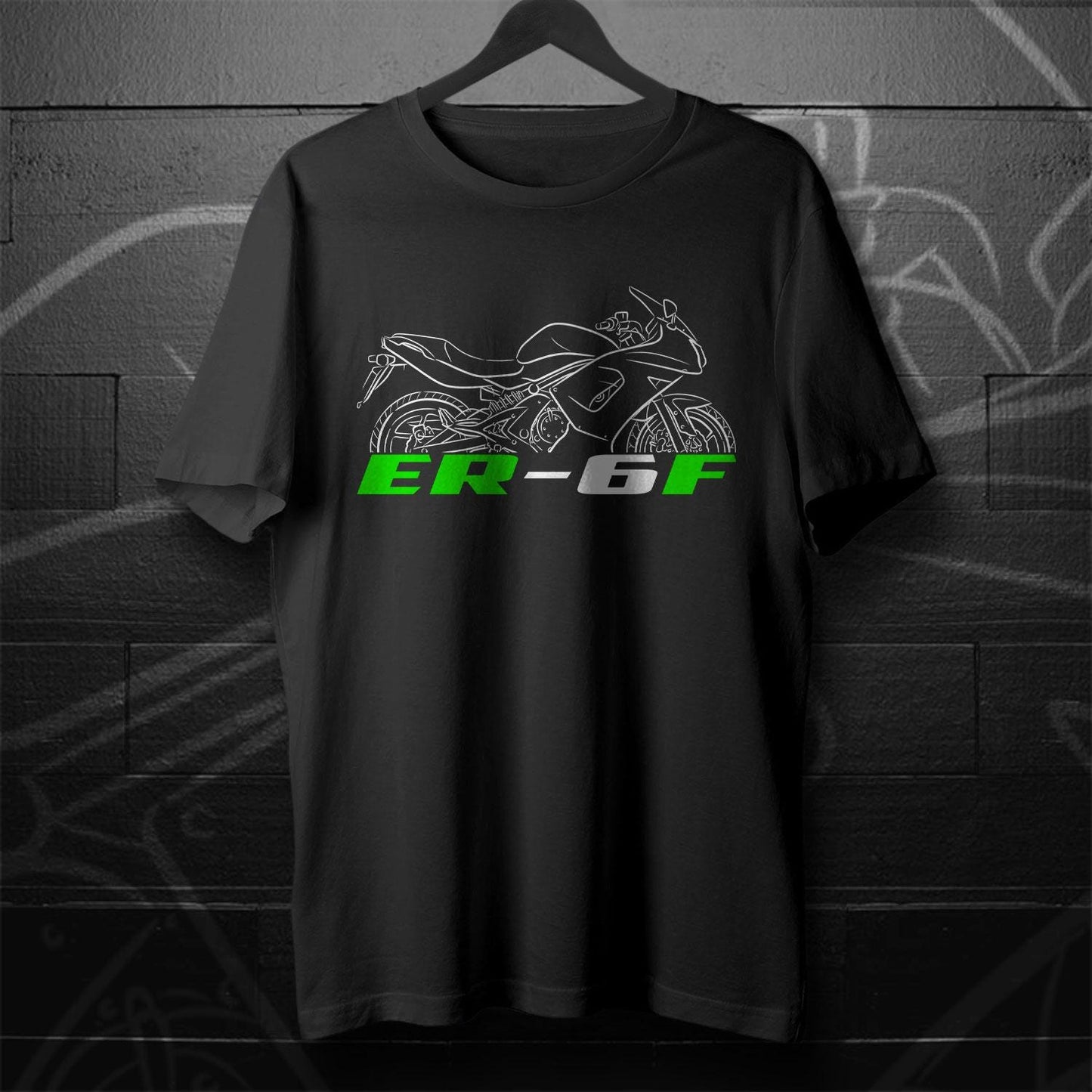 Kawasaki ER-6F Twister Inspired T-Shirt - Motorcycle Tee Shirt for Riders