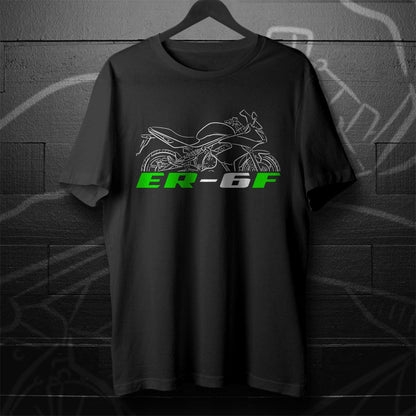 Kawasaki ER-6F Twister Inspired T-Shirt - Motorcycle Tee Shirt for Riders
