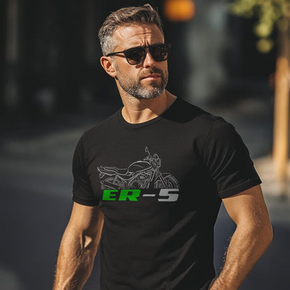 Kawasaki ER-5 Inspired T-Shirt - Motorcycle Tee Shirt for Riders