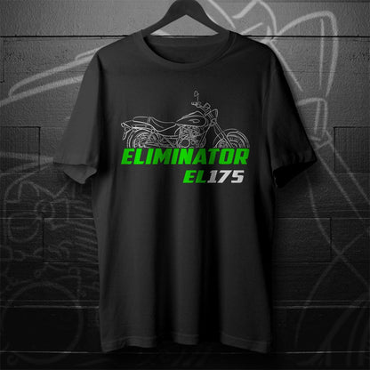 Kawasaki EL 175 Eliminator Inspired T-Shirt - Motorcycle Tee Shirt for Riders