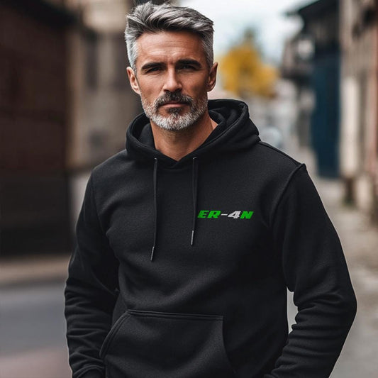 Kawasaki ER-4N Inspired Hoodie - Motorcycle Sweatshirt for Riders