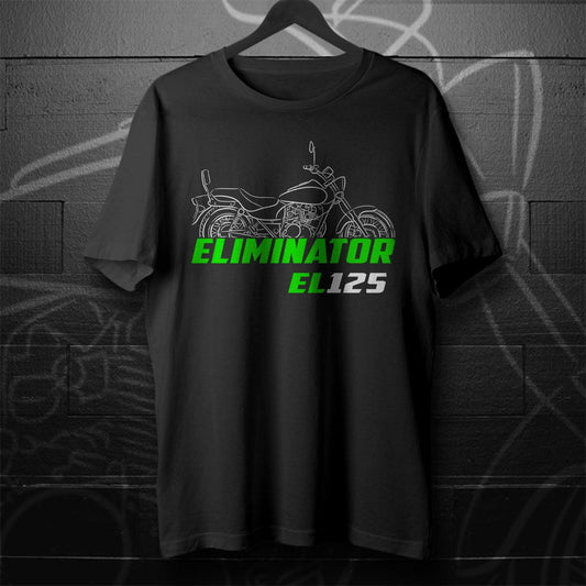 Kawasaki EL 125 Eliminator Inspired T-Shirt - Motorcycle Tee Shirt for Riders