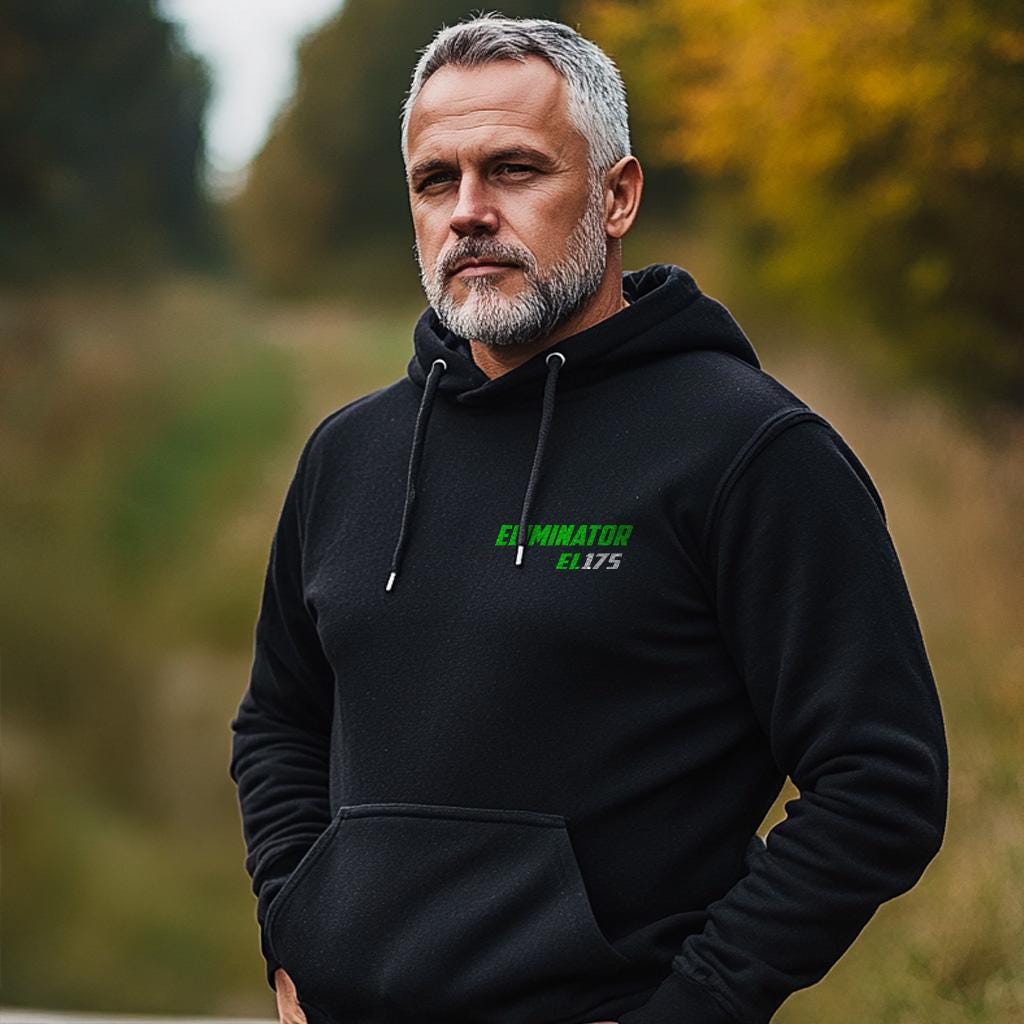 Kawasaki EL 175 Eliminator Inspired Hoodie - Motorcycle Sweatshirt for Riders