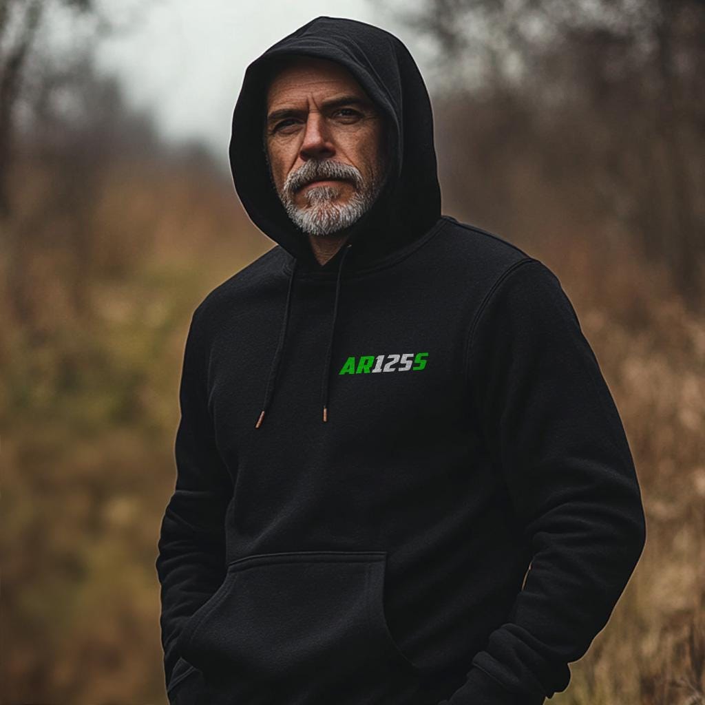Kawasaki AR125S Inspired Hoodie - Motorcycle Sweatshirt for Riders
