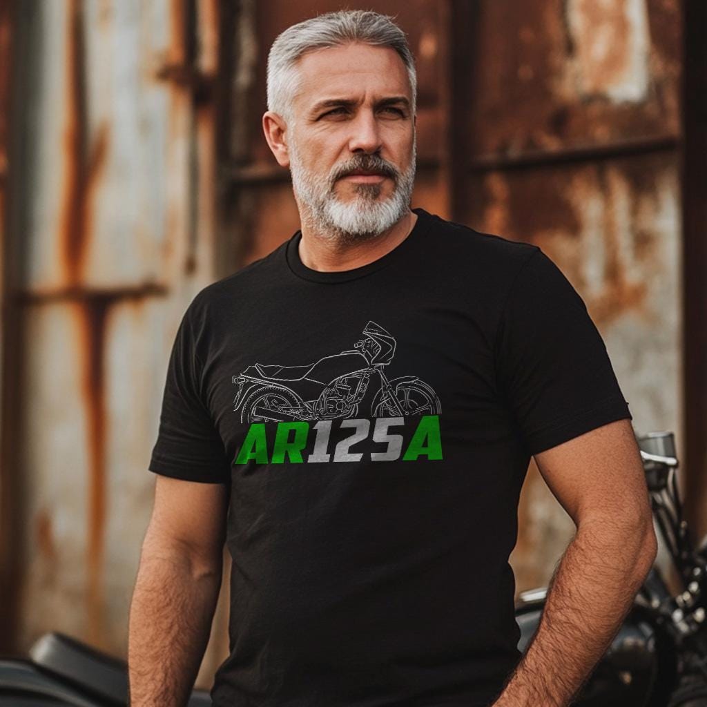 Kawasaki AR125A Inspired T-Shirt - Motorcycle Tee Shirt for Riders