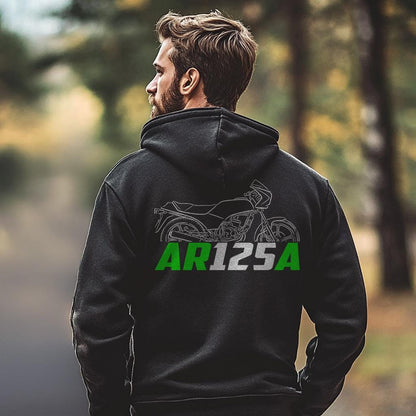 Kawasaki AR125A Inspired Hoodie - Motorcycle Sweatshirt for Riders