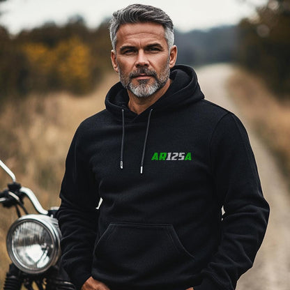 Kawasaki AR125A Inspired Hoodie - Motorcycle Sweatshirt for Riders