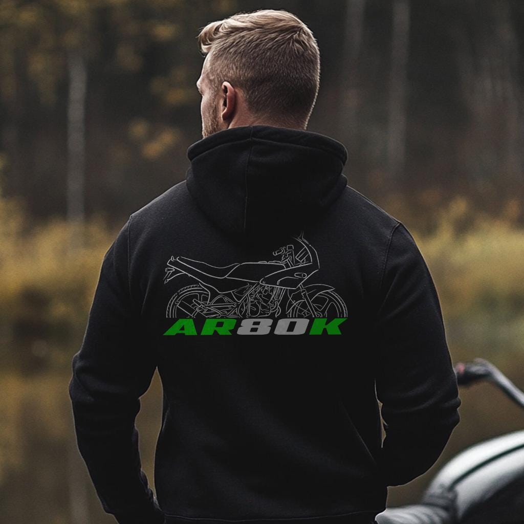 Kawasaki AR80K Inspired Hoodie - Motorcycle Sweatshirt for Riders