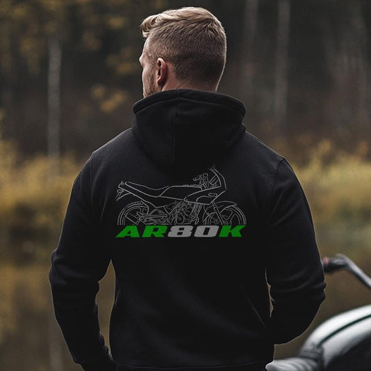 Kawasaki AR80K Inspired Hoodie - Motorcycle Sweatshirt for Riders