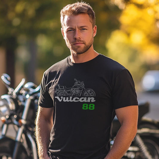 Kawasaki Vulcan 88 & VN-15 1987-1999 Inspired T-Shirt - Motorcycle Tee Shirt for Riders