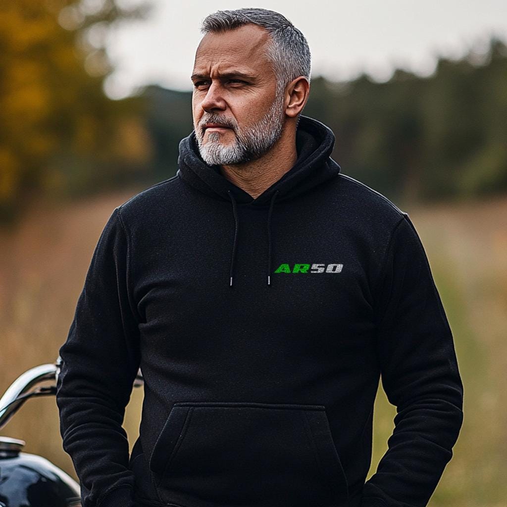 Kawasaki AR50 1981 - 1997 Inspired Hoodie - Motorcycle Sweatshirt for Riders