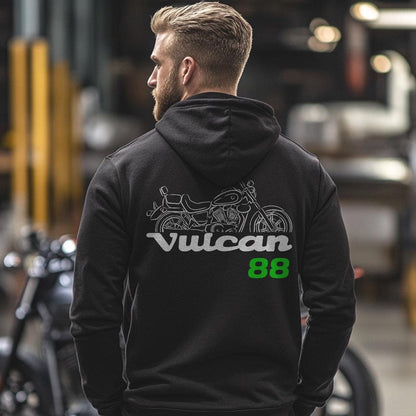 Kawasaki Vulcan 88 & VN-15 1987-1999 Inspired Hoodie - Motorcycle Sweatshirt for Riders
