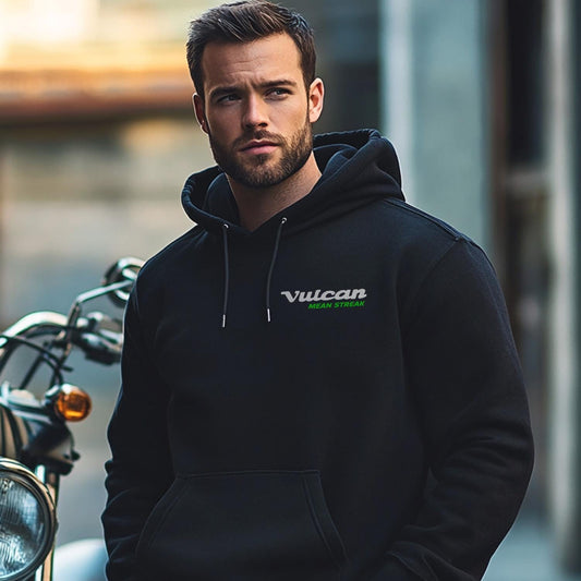 Kawasaki VN1500 Vulcan Mean Streak 2002-03 Inspired Hoodie - Motorcycle Sweatshirt for Riders