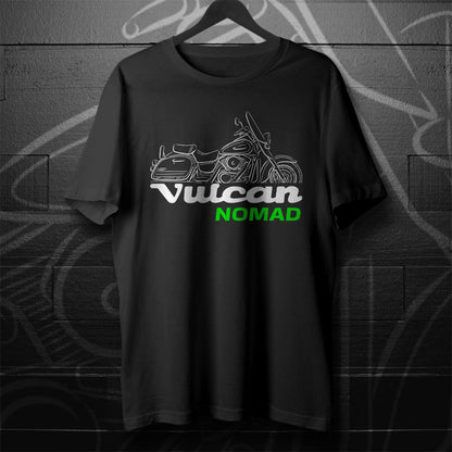 Kawasaki VN1500 Vulcan Classic Tourer & Nomad 1998-2004 Inspired T-Shirt - Motorcycle Tee Shirt for Riders