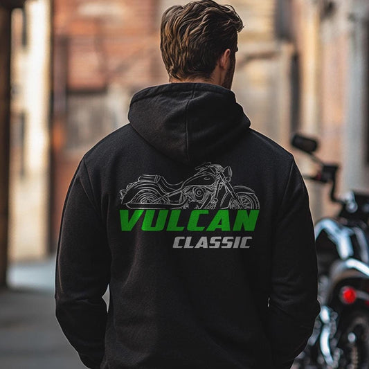 Kawasaki VN900 Vulcan 900 Inspired Hoodie - Motorcycle Sweatshirt for Riders